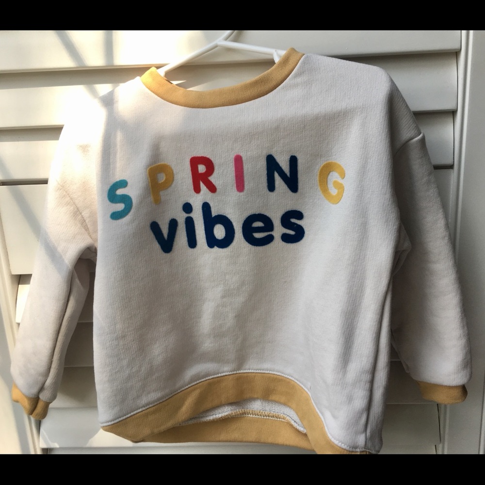 Zara Kids spring vibes sweatshirt